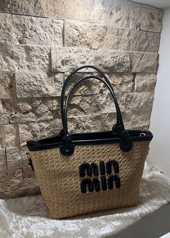 Miu Miu Örgü Hasır Kadın Çanta