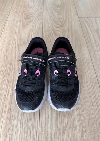 Kız Çocuk Siyah-Pembe Spor Ayakkabı - Görsel 6