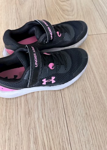 Kız Çocuk Siyah-Pembe Spor Ayakkabı - Görsel 4