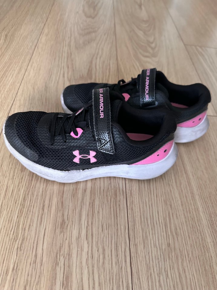 Kız Çocuk Siyah-Pembe Spor Ayakkabı - Görsel 3