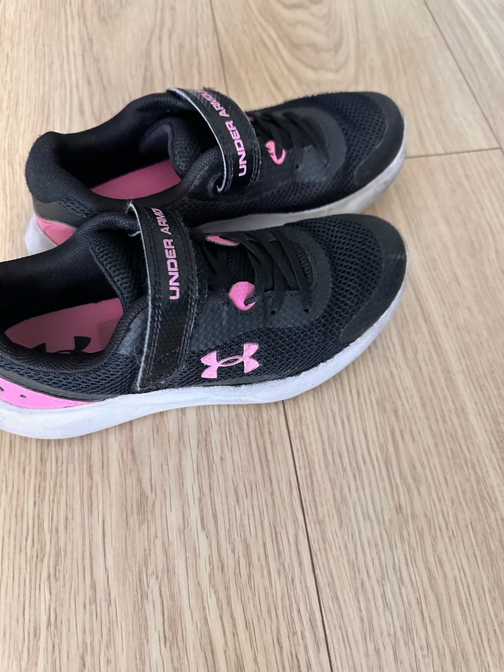 Kız Çocuk Siyah-Pembe Spor Ayakkabı - Görsel 4