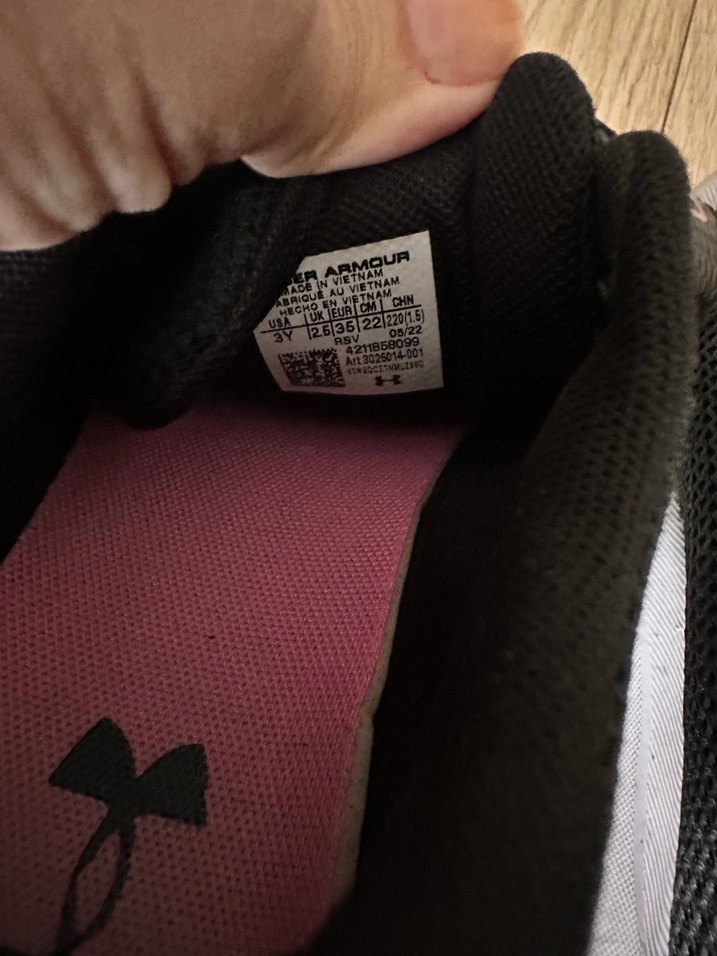 Kız Çocuk Siyah-Pembe Spor Ayakkabı - Görsel 5