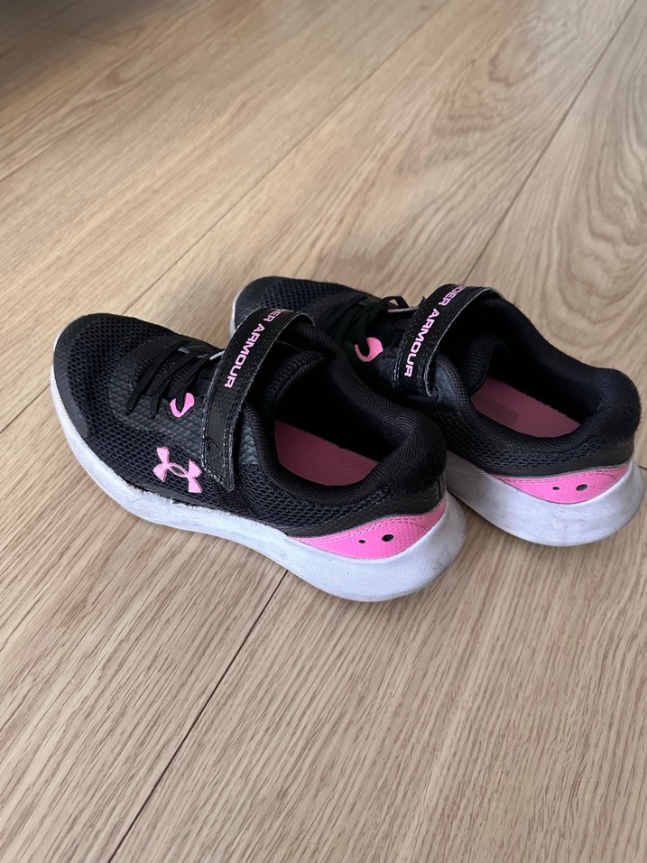 Kız Çocuk Siyah-Pembe Spor Ayakkabı - Görsel 2