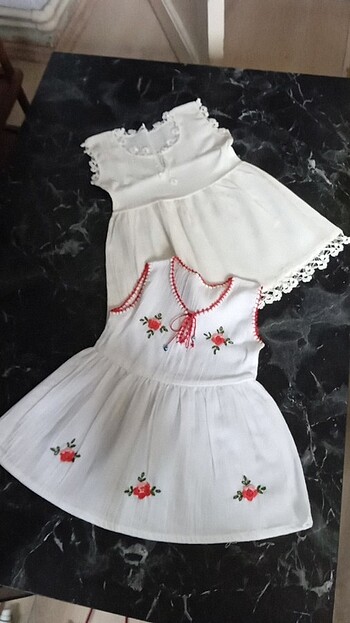 Yeni doğan bebek elbisesi