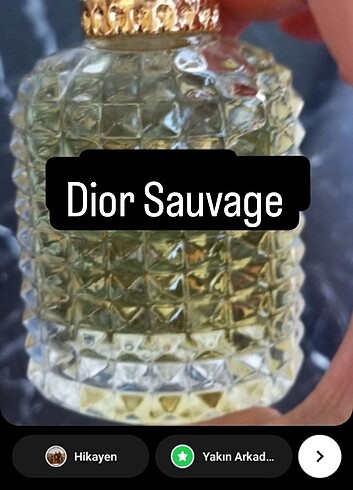 Dior Sauvage erkek edp parfüm