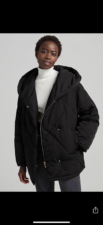 Bershka oversize şişme mont