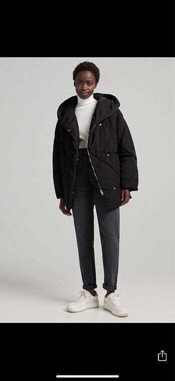 Bershka Bershka oversize şişme mont