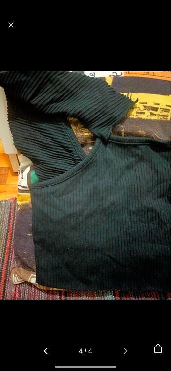 s Beden siyah Renk Zara Crop