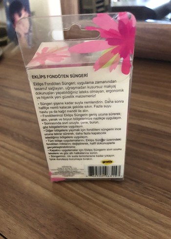 Pembe Makyaj Süngeri Eklips - Görsel 2