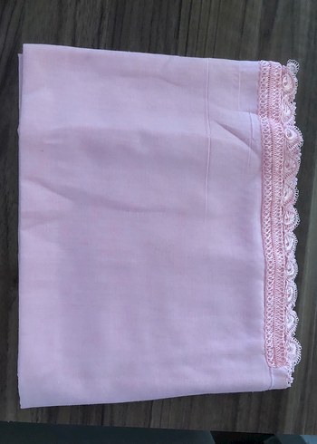 Aker İğne oyalı şık pembe namaz örtüsü