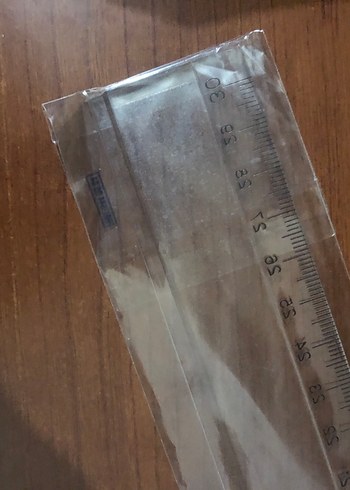 MAS Şeffaf Geniş Plastik Cetvel 30cm - Görsel 2