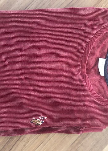 US Polo Bordo unisex Triko Sweatshirt
