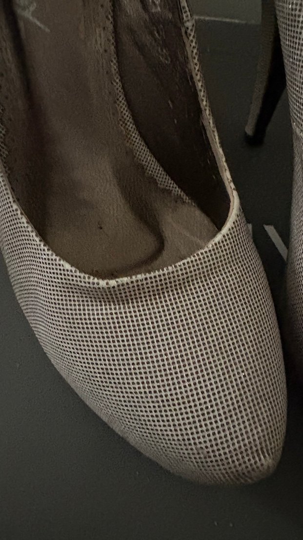 Gri Minimalist Stiletto Topuklu Kadın Ayakkabı - Görsel 5