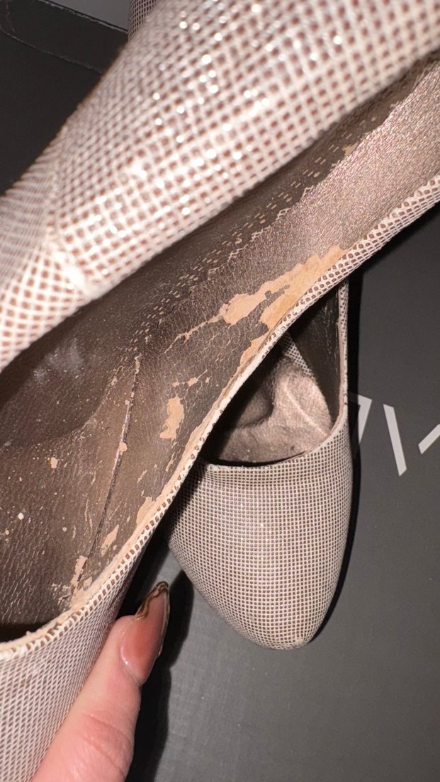 Gri Minimalist Stiletto Topuklu Kadın Ayakkabı - Görsel 4