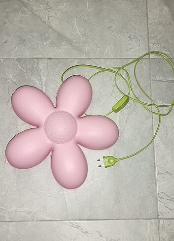 Diğer Pembe çiçek modelli kız çocuk gece lambası