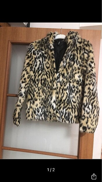 Hm leopar kürk mont