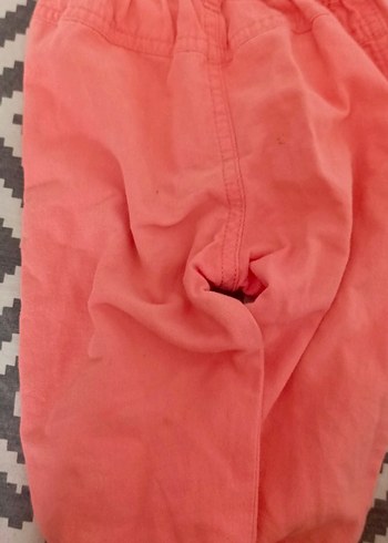 Düğmeli Pembe kız Çocuk Pantolon - Görsel 4