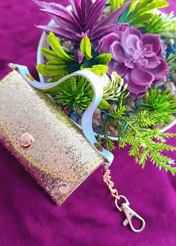 Mor Zincir Detaylı Bohem Anahtarlık - Görsel 2