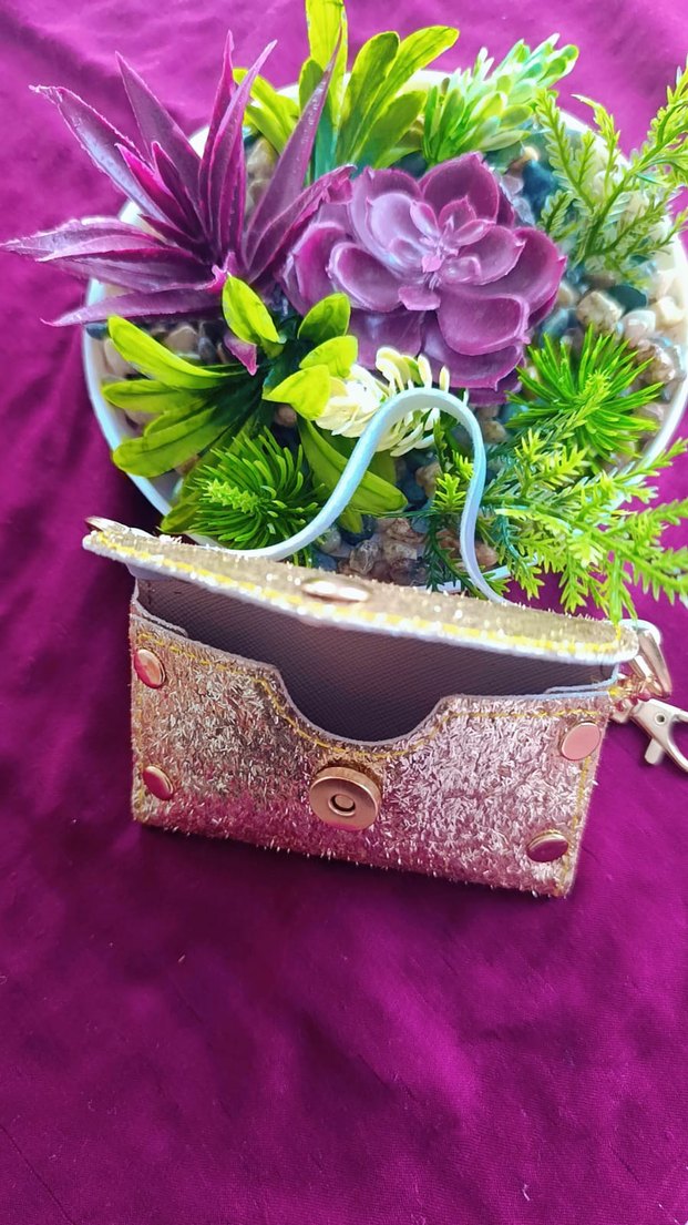 Mor Zincir Detaylı Bohem Anahtarlık - Görsel 3