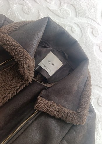 Kahverengi Deri Kadın Biker Ceket - Görsel 5