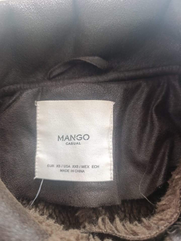 Kahverengi Deri Kadın Biker Ceket - Görsel 4