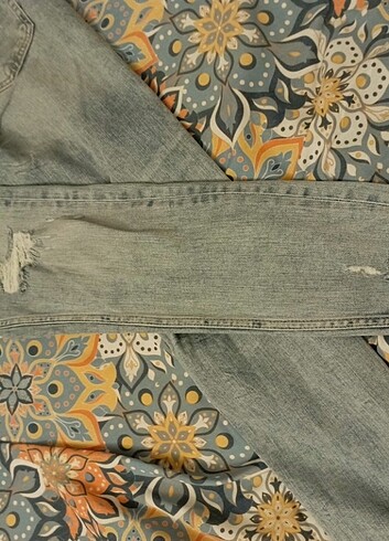 Bayan yırtık model kot - Görsel 5