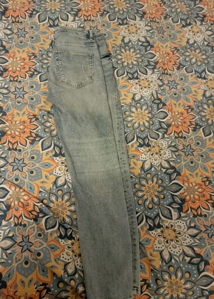 Bayan yırtık model kot - Görsel 2