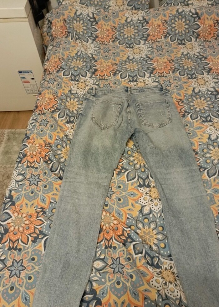 Bayan yırtık model kot - Görsel 3