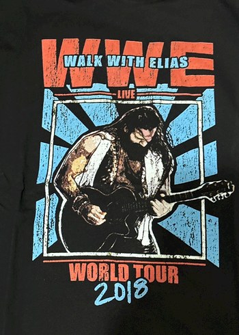 xl Beden wwe elias tshirt
