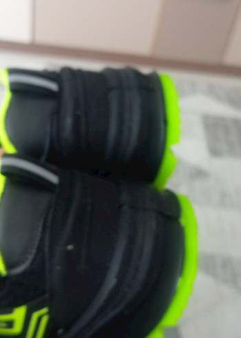 Renkli Baskılı Siyah Erkek çelik burun iş ayakkabısı - Görsel 3