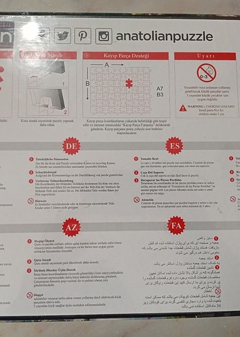 Anatolia Kuğular ve kır evi Puzzle 1500 parça - Görsel 3