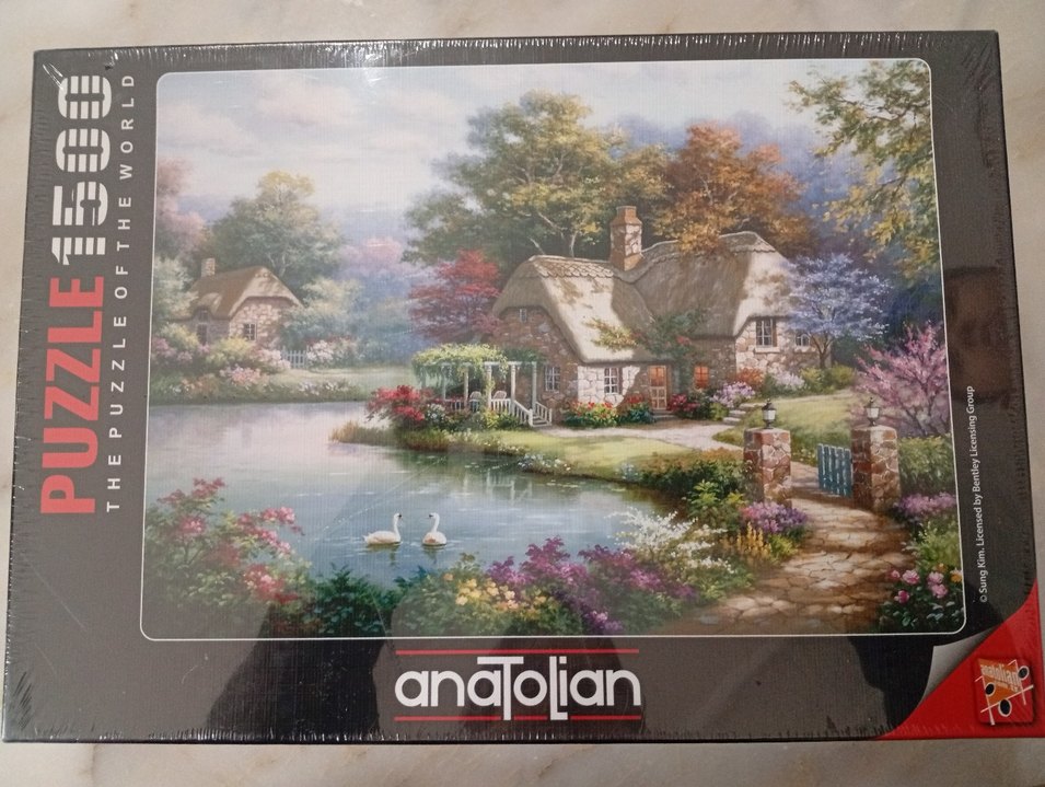 Anatolia Kuğular ve kır evi Puzzle 1500 parça - Görsel 2