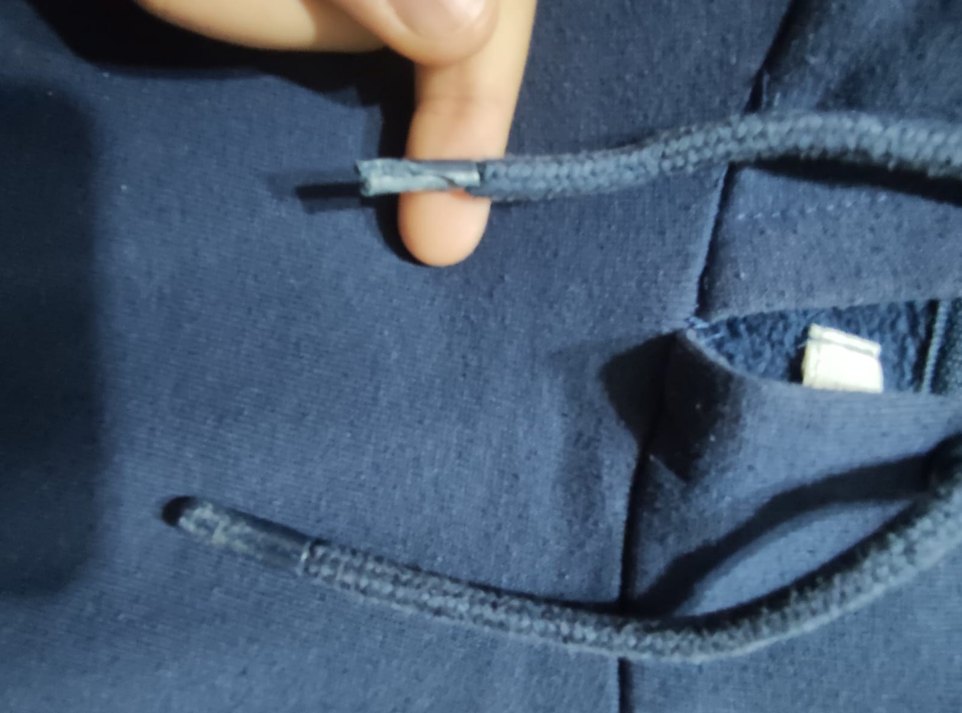 Kadın Lacivert Kapüşonlu Sweatshirt - Görsel 2