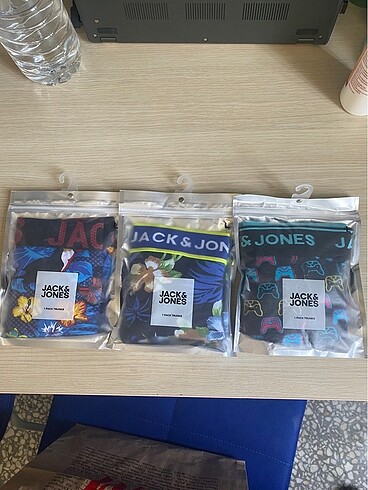 Jack&Jones erkek boxer LARGE beden 3 adet