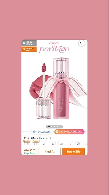 Missha Peripera Water Tint 07