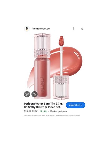 Peripera Water Bare Tint 06 Softly Brown 3.7g
