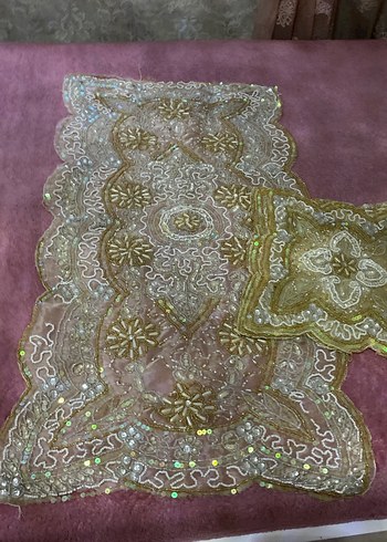 Renkli İşlemeli Masa Örtüsü - Görsel 4