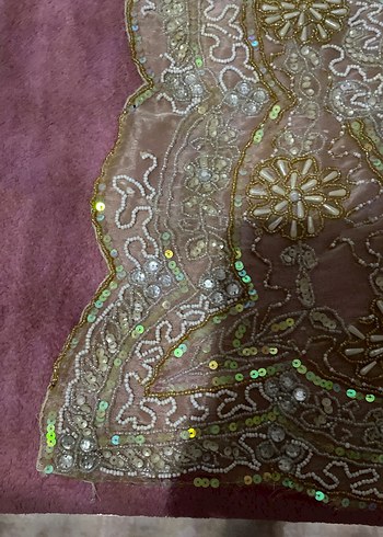 Renkli İşlemeli Masa Örtüsü - Görsel 2