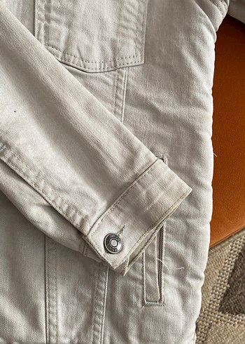 Düğmeli Bej Erkek Pamuk Ceket - Görsel 2