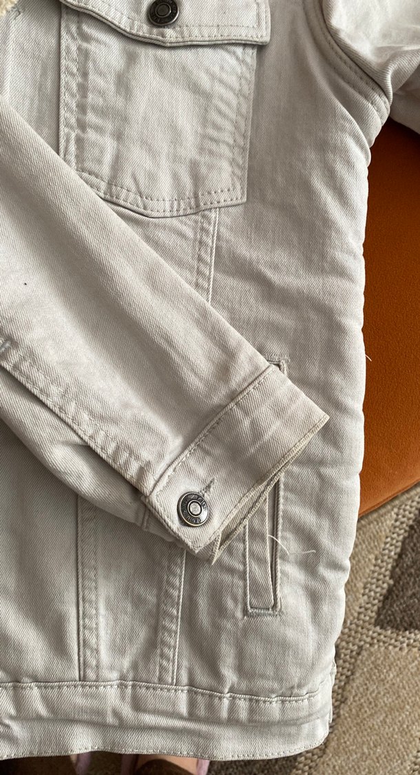 Düğmeli Bej Erkek Pamuk Ceket - Görsel 2