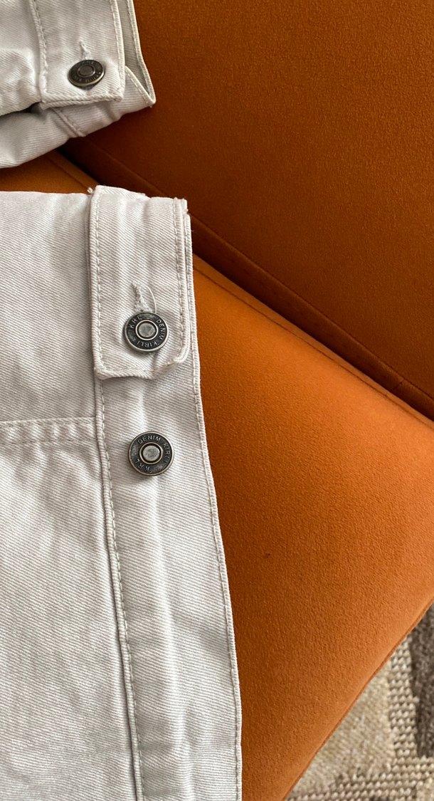 Düğmeli Bej Erkek Pamuk Ceket - Görsel 5