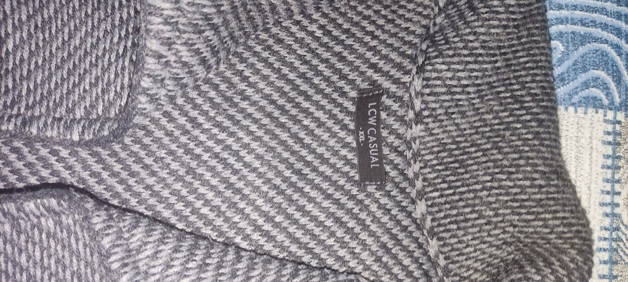 Düğmeli Gri erkek Ceket - Görsel 3