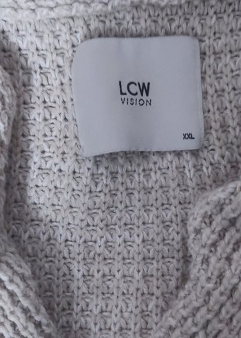 Bej Örgü Kadın Hırka - Görsel 3