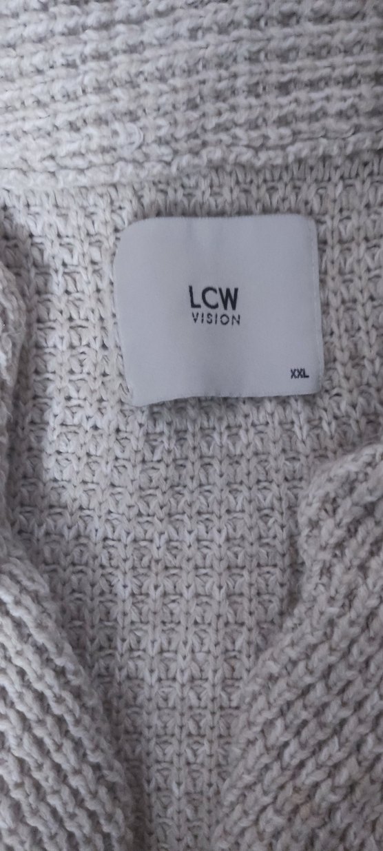 Bej Örgü Kadın Hırka - Görsel 3