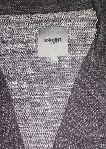 Düğmeli Gri Erkek Ceket - Görsel 2