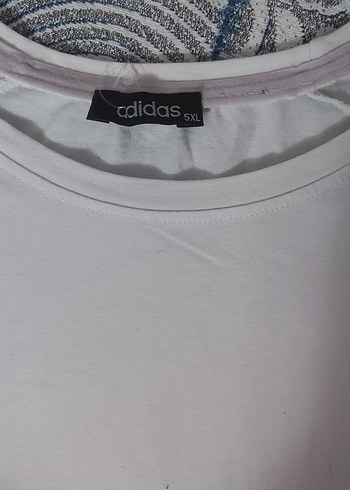 Adidas Beyaz Gri Baskılı Erkek Tişört - Görsel 3