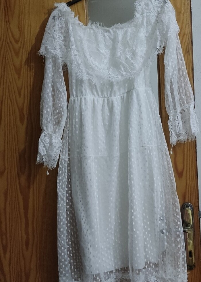 tül nikah elbisesi - Görsel 3