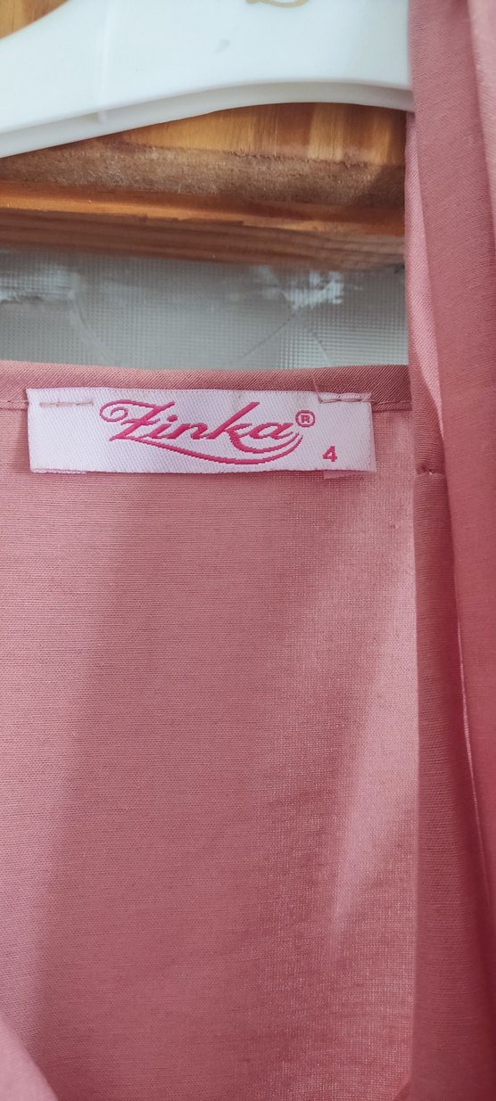 Diger Pembe Uzun Bohem Elbise - Görsel 4