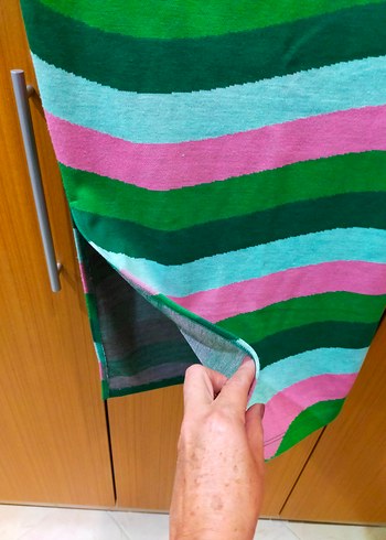River Island Pastel Renkli Çizgili uzun etek