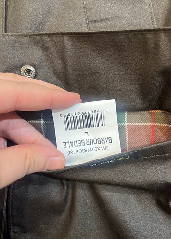 Unisex Barbour Bedale Yağlı Ceket - Görsel 7